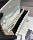 Клатч YSL Envelope Chain Wallet White